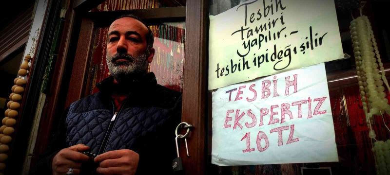 Dededen toruna tespih işi: 30 yıllık tespihçi ekspertiz de yapıyor 