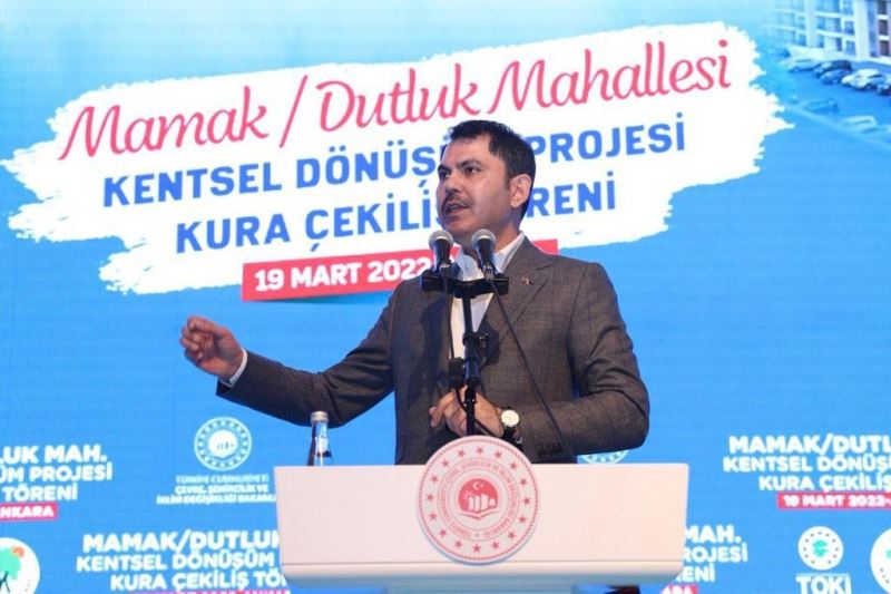 Bakan Kurum: “Bugüne kadar 3 milyon konutumuzun dönüşümünü yaptık”
