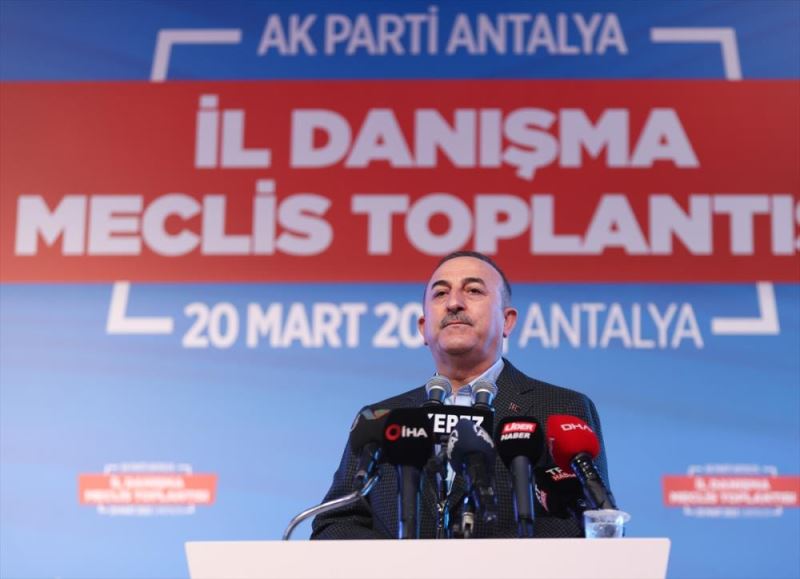 Dışişleri Bakanı Çavuşoğlu, AK Parti Antalya İl Danışma Meclis Toplantısı