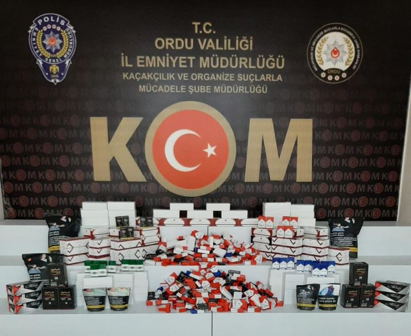 Ordu’da kaçak ve risk oluşturan tütün mamullerine izin yok
