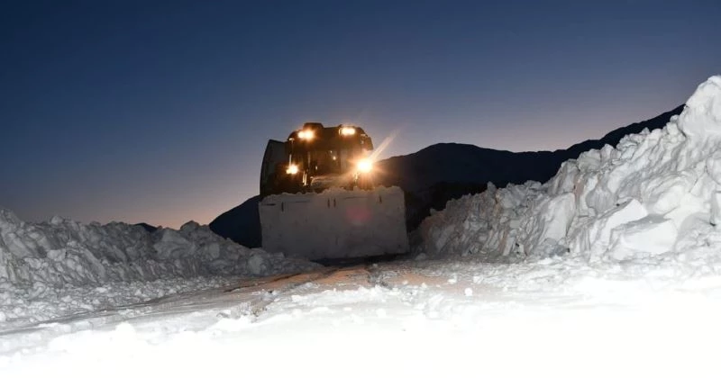 Adana’da Toroslarda karla mücadele
