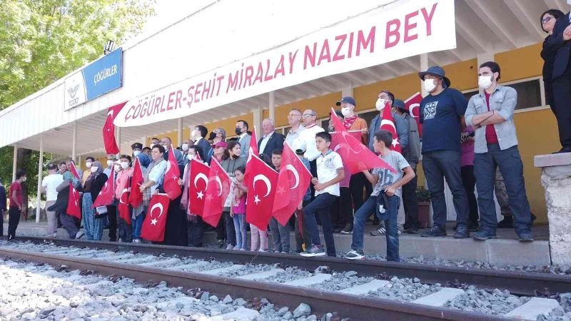 Kütahya’da Kurtuluş Savaşı kahramanlarından Şehit Yarbay Nazım Bey’e vefa
