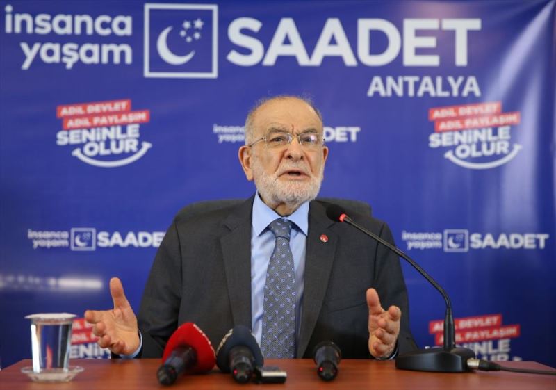 Saadet Partisi Genel Başkanı Karamollaoğlu, Antalya