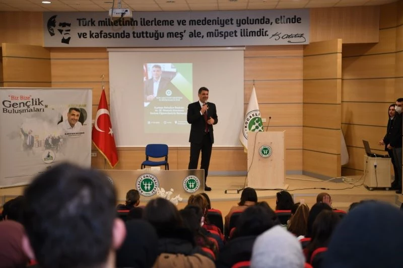 Turizm fakültesi öğrencileri sordu, Başkan Kocaman cevapladı
