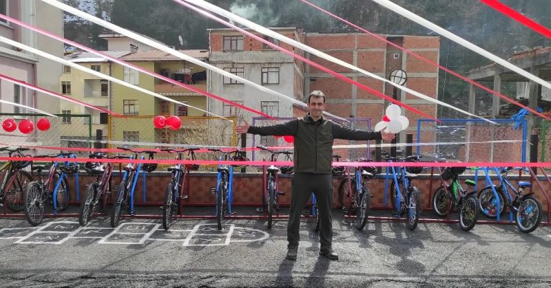 Trabzon’da “Bisiklet sürmeyi bilmeyen kalmasın’ projesi
