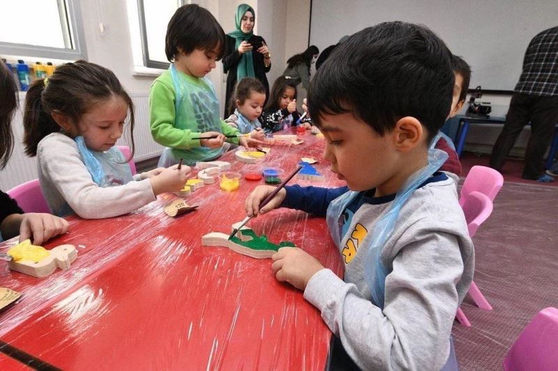 Pursaklar’da minik ustalar iş başında
