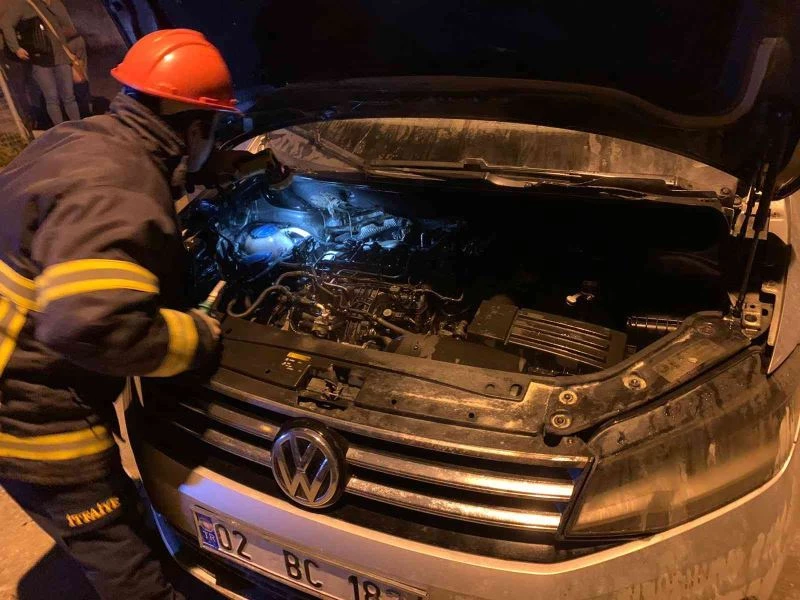 Mardin’de bir araç kundaklandı
