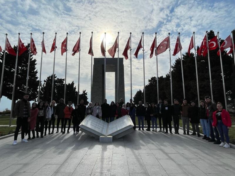 7 bölge 7 ülkeden öğrenciler Çanakkale’yi ziyaret etti
