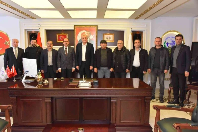 Şoförler ve Otomobilciler Esnaf Odası’ndan Başkan Bakkalcıoğlu’na ziyaret
