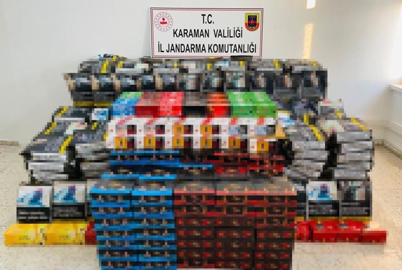 Karaman’da 229 kilo kaçak tütün ele geçirildi
