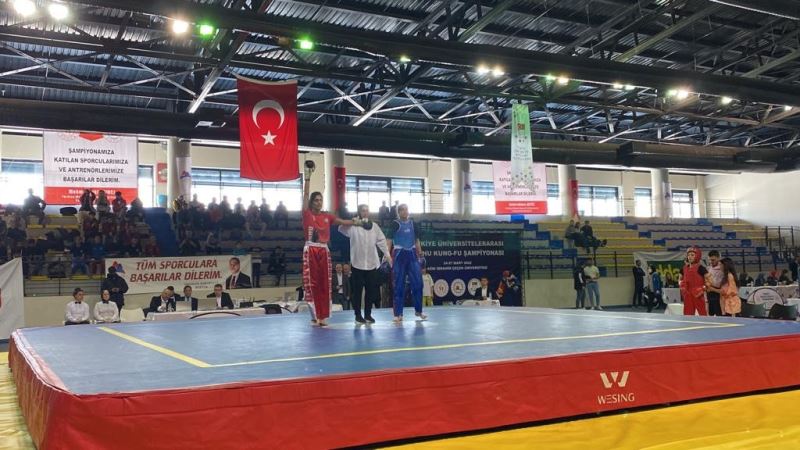 Esenler’in kızı Wushuda Türkiye Şampiyonu
