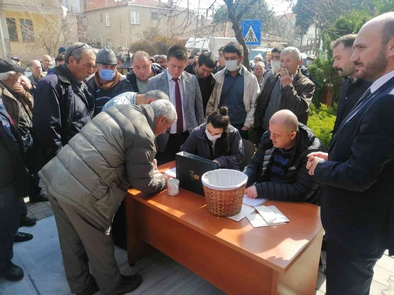 Balıkesir’de hibe koçlar için kura çekimi yapıldı
