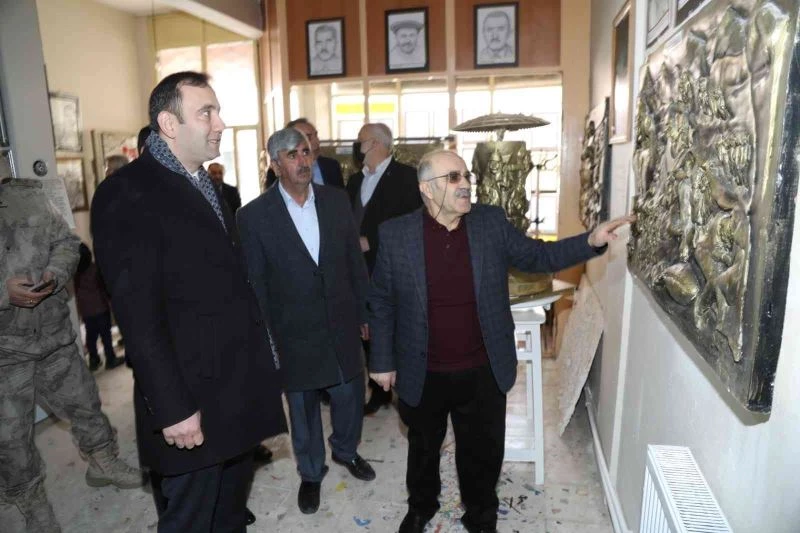 Oltu’da rolyef sergisi açıldı
