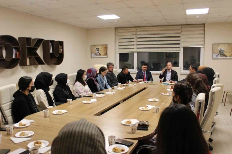 Müdürler öğrenciler ile bir araya geldi
