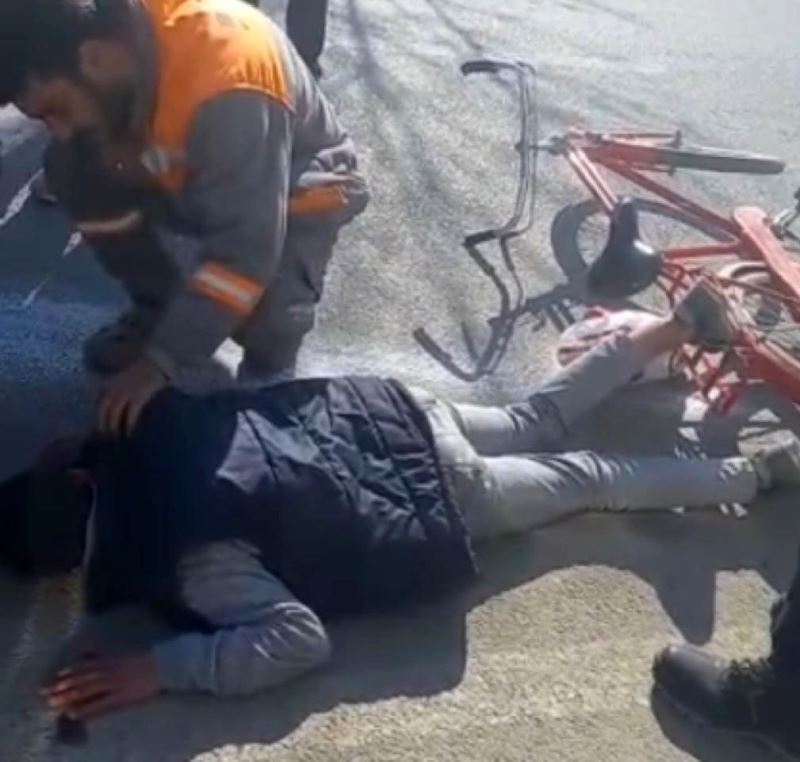 Triportörün çarptığı bisikletli çocuk yaralandı
