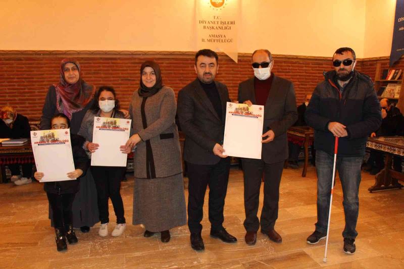 Amasya Müftülüğü’nden görme engellilere özel Ramazan imsakiyesi
