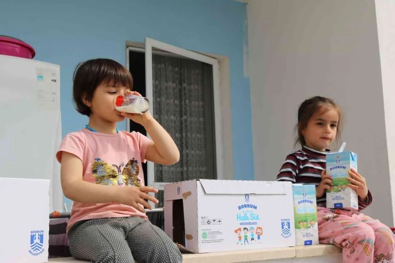 Bodrum’da süt içmeyen çocuk kalmayacak
