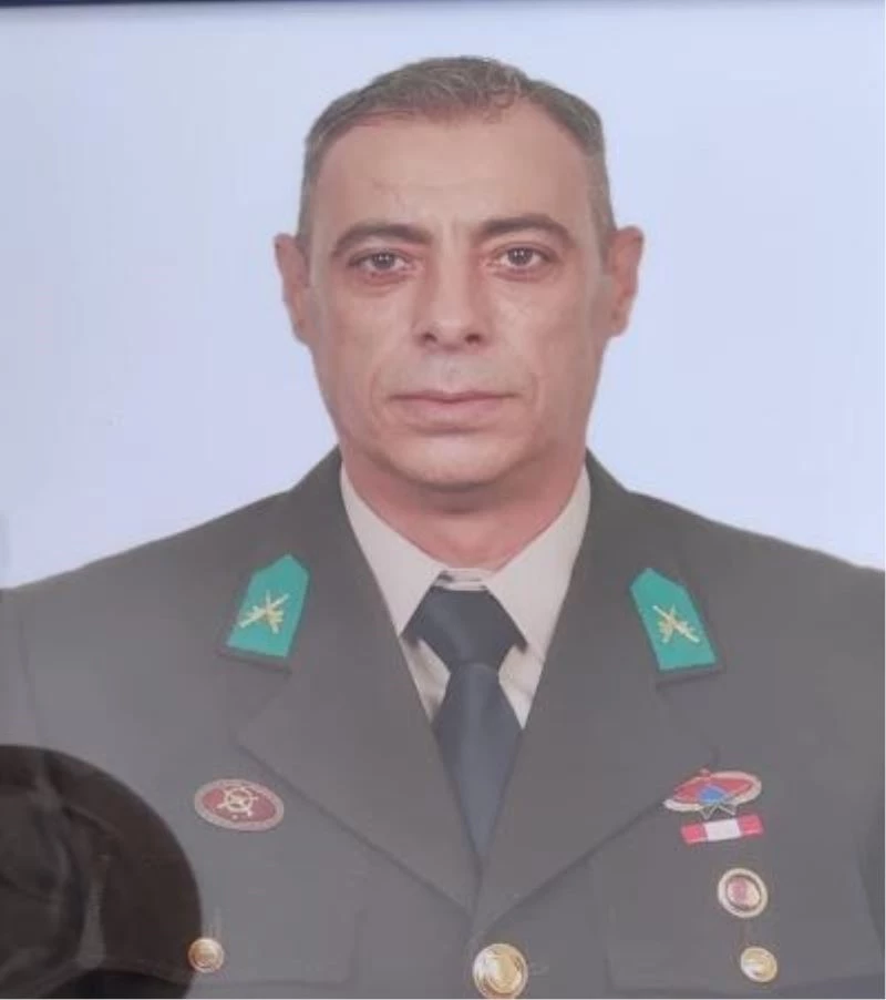 Kalp krizine yenik düşen kıdemli astsubay son yolculuğuna uğurlandı
