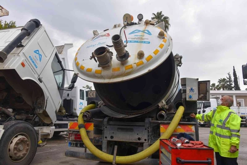 MESKİ, araç ve iş makinelerini bakım ve onarımdan geçiriyor
