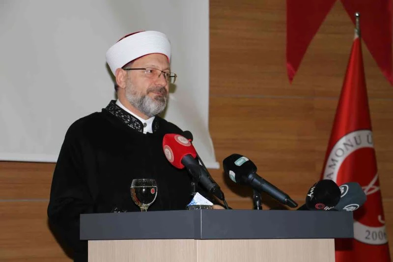 Diyanet İşleri Başkanı Erbaş: “Bizim medeniyetimiz inancına, ırkına ve mezhebine bakmadan hep mazlumun yanında yer almıştır”
