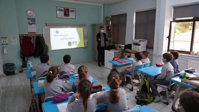 Ortaca’da öğrenciler sıfır atık konusunda bilinçlendiriliyor
