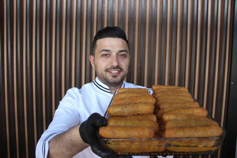 Ramazan’ın vazgeçilmez tatlısı kadayıf dolması iftar sofraları için hazır
