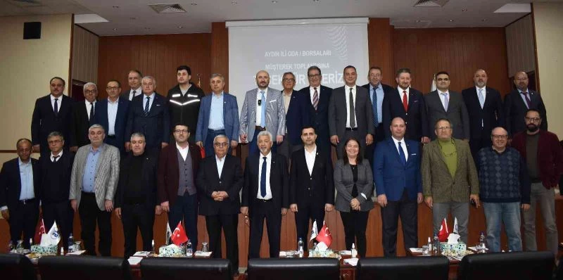Aydın Oda ve Borsaları Müşterek Toplantısı Aydın Ticaret Borsası’nda gerçekleşti
