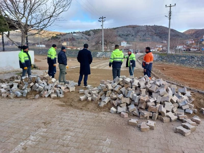 Delice’de üstyapı çalışmaları sürüyor
