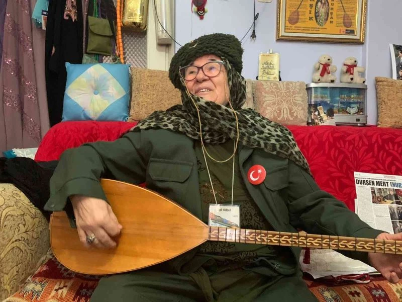 Eskişehirli âşık manileriyle Rusya-Ukrayna savaşına karşı çıktı
