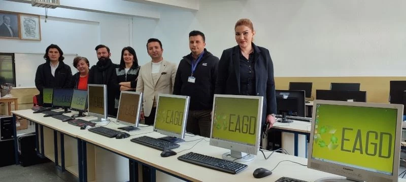 Bodrum’da elektronik atıklar bilgisayara dönüştü
