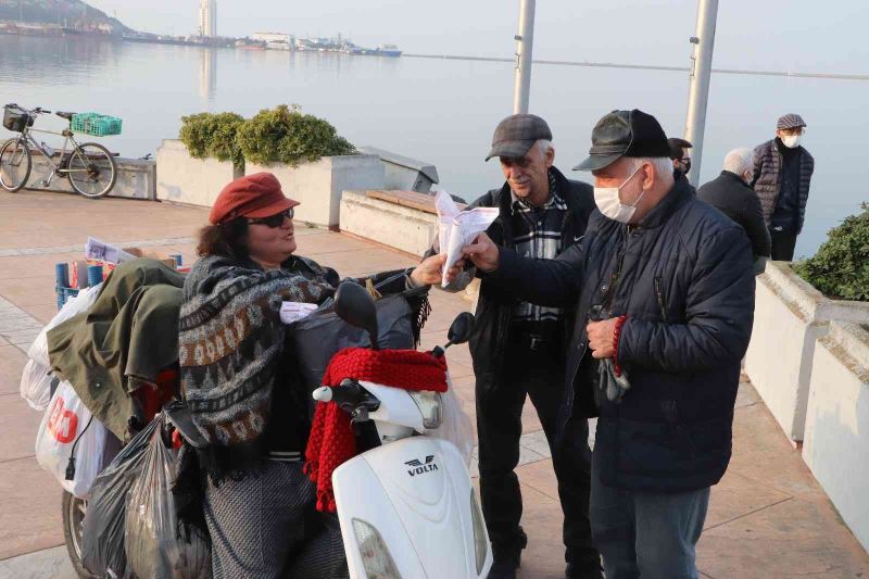 Kızının altın küpesini ararken Samsun’un 