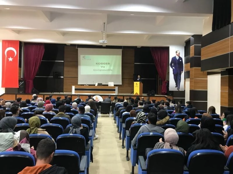 KOSGEB destekleri Siirt Üniversitesinde anlatıldı
