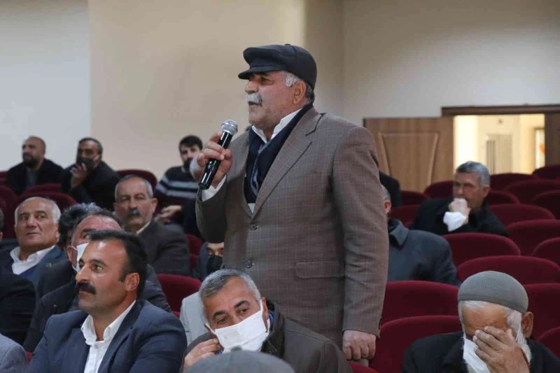 Erciş’te çiftçilerle istişare toplantısı
