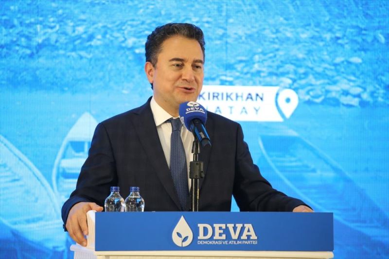 DEVA Partisi Genel Başkanı Babacan, Hatay