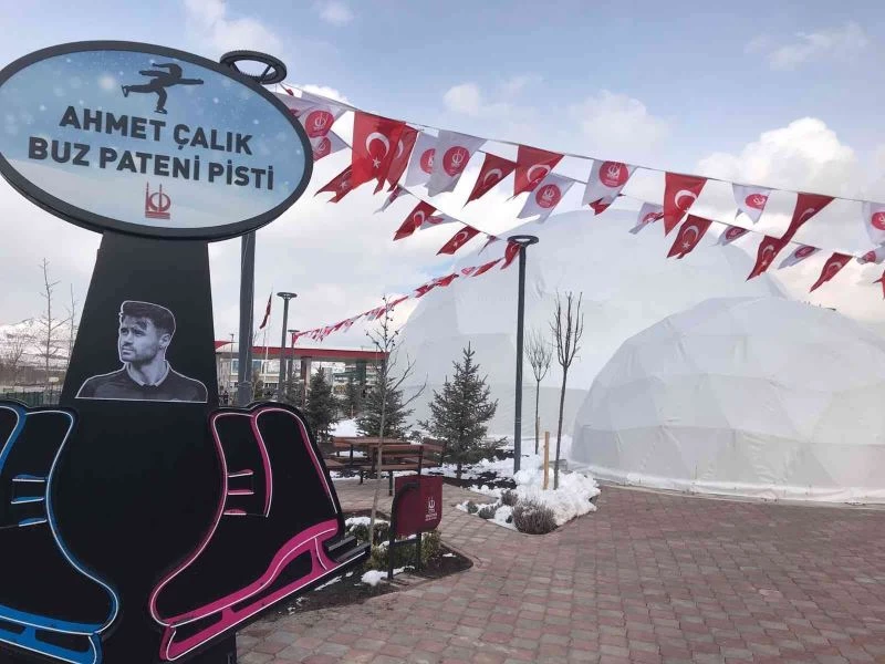 Ahmet Çalık adına yapılan spor tesisi açıldı
