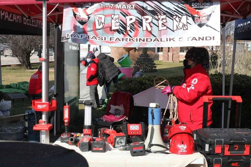 DAK’tan ’Farkındalık Standı’ çerçevesinde afet bilinçlendirme eğitimi
