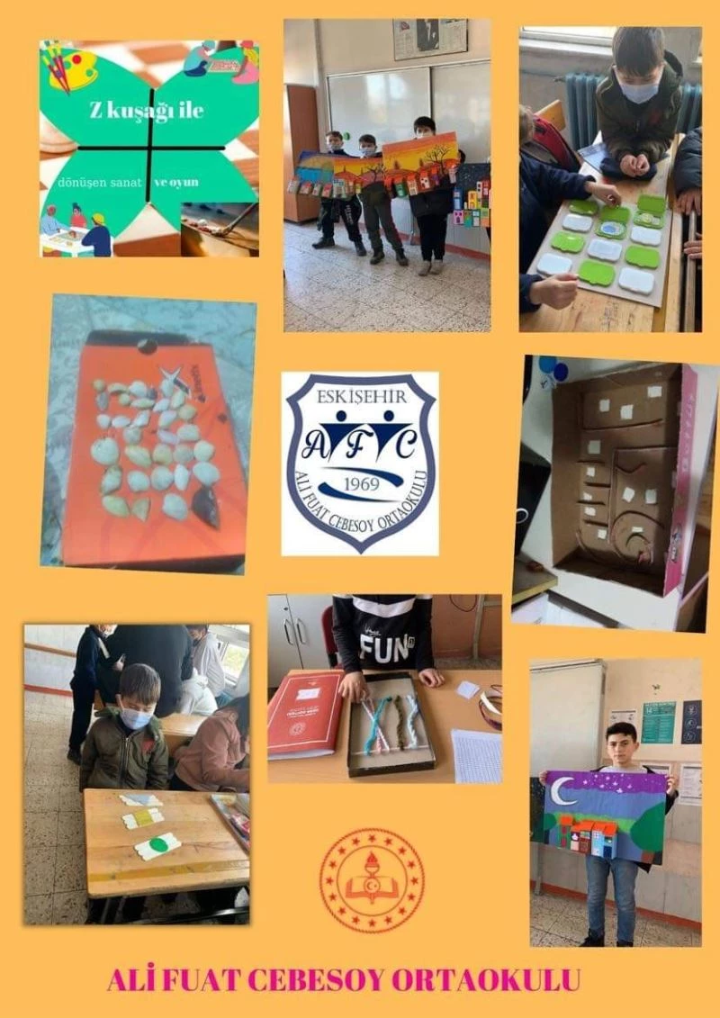 Z kuşağı atıkları sanata ve oyuna dönüştürüyor
