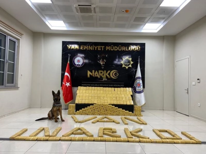 Van’da 158 kilo uyuşturucu ele geçirildi
