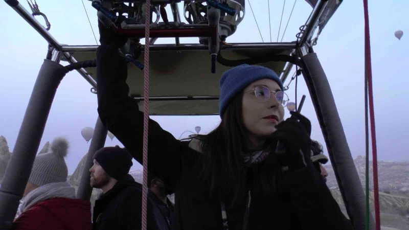 Kapadokya’da balonlar kadınlar için uçtu
