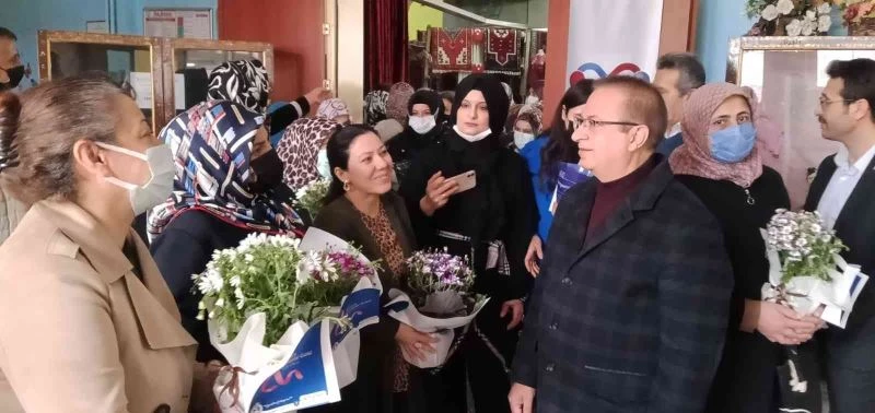 Başkan Kazgan kadınları unutmadı
