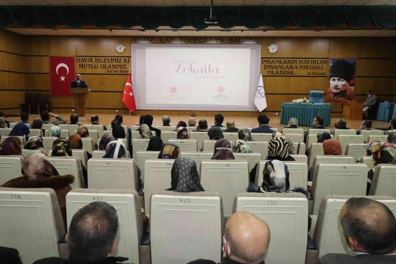 Elazığ’da zekat bilgilendirme toplantısı düzenlendi
