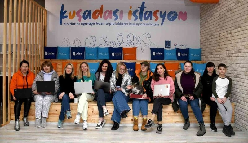 Kuşadası İstasyon Topluluk Merkezi, savaş mağduru Ukraynalı kadınlara umut oldu
