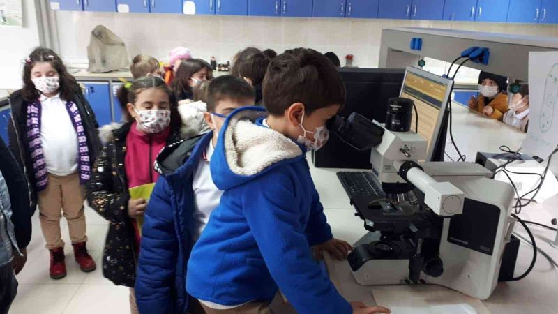 Profesör Satıl’dan minik öğrencilere biyoloji dersi
