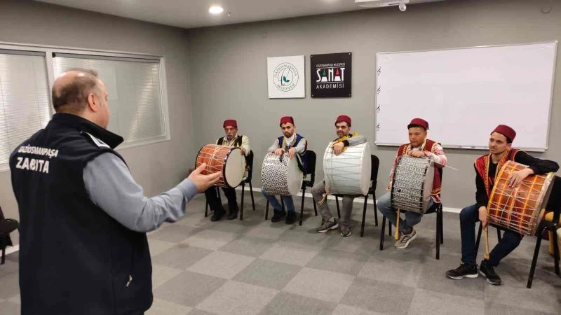 Gaziosmanpaşa’da Ramazan davulcuları eğitimini tamamladı
