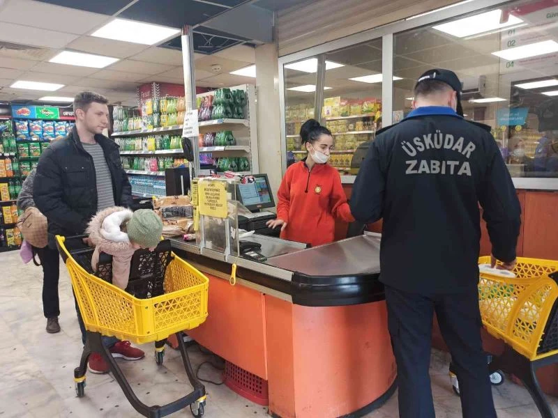 Üsküdar’da marketlerde KDV denetimi
