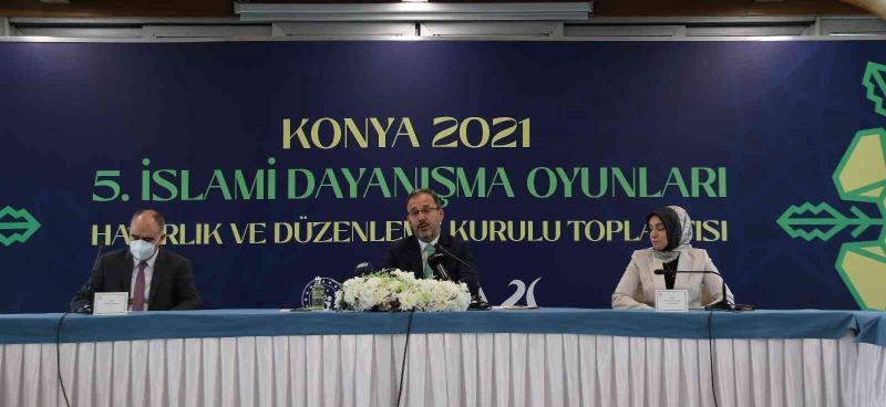 5. İslami Dayanışma Oyunları öncesi düzenlenen toplantıya Bakan Kasapoğlu başkanlık etti
