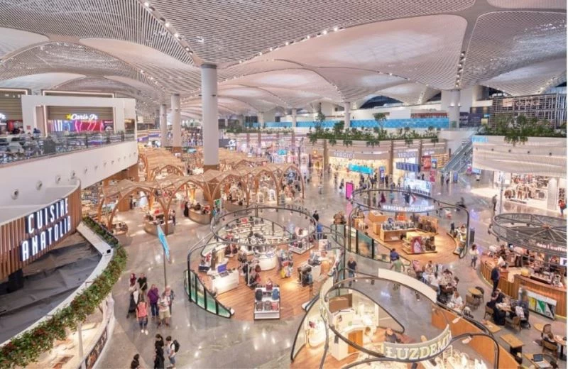 İstanbul Havalimanı, uluslararası yolcu trafiğinde ikinci sıraya yükseldi
