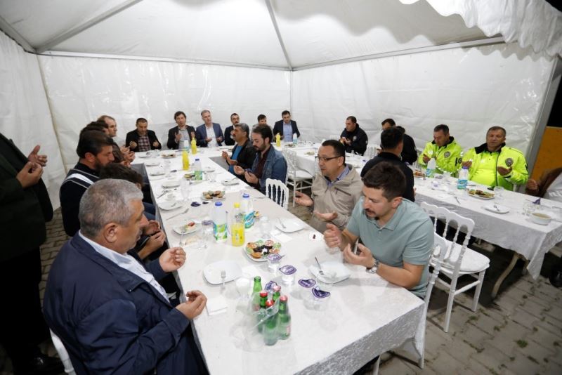 Başkan Taban polis memurlarıyla iftar sofrasında buluştu
