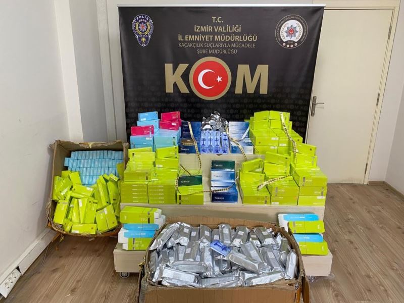 İzmir’de kaçak botoks ürünleri ele geçirildi

