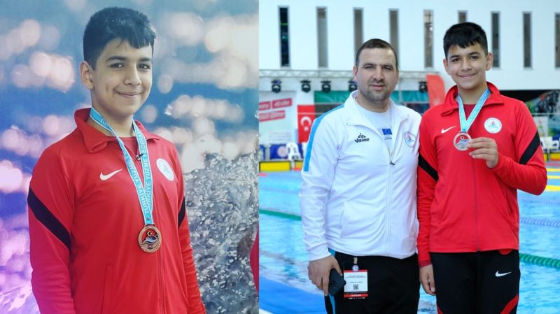 Nevşehirli Yüzücü Trabzon’dan Bronz Madalya ile döndü
